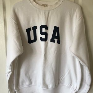 Brandy Melville USA Crewneck Sweatshirt